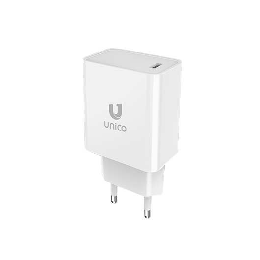 Carregador USB Tipo-C Branco 2.4A Unico