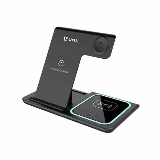 Estação de Carregamento Wireless 3 em 1 Uni